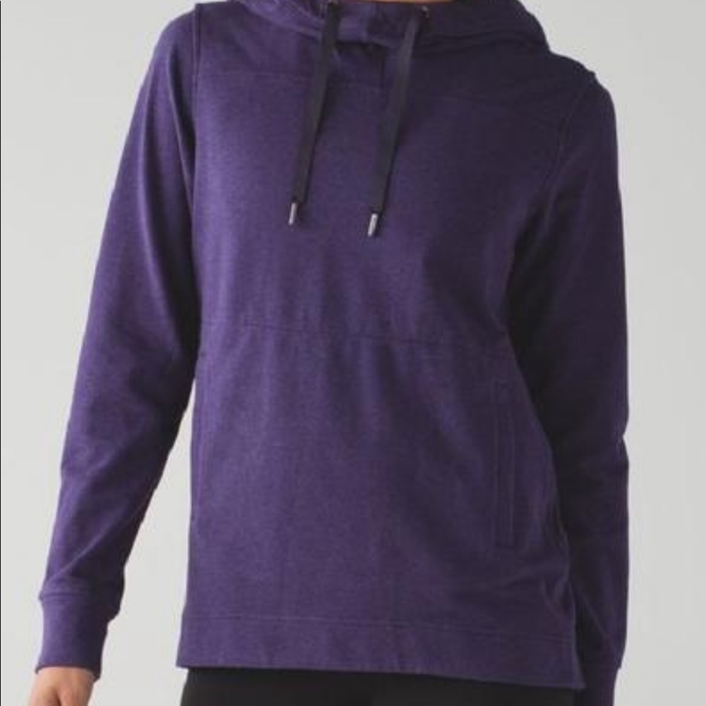 Lululemon Dark purple hooded sweatshirt